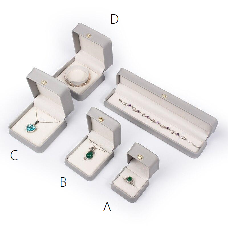 Écrin Bijoux Cuir Velours Coffret Cadeau