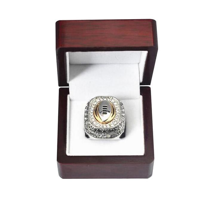 Boîte Bague Homme Bois Velours Voyage Cadeau