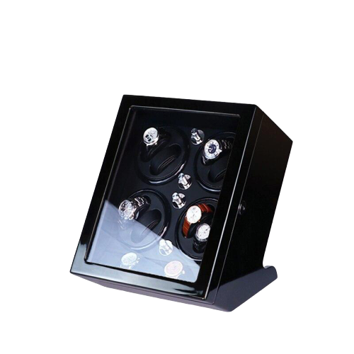 Remontoir Montre Bois Laqué 13 Slots