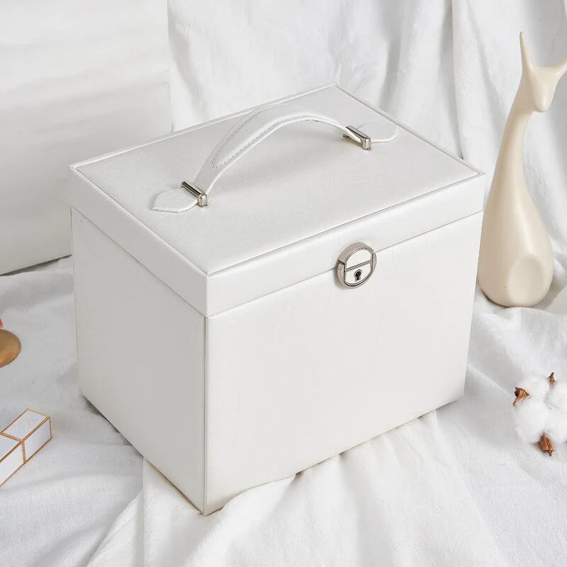 Boîte à Bijoux Velours Tiroirs Capacité Premium