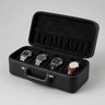 Mallette Voyage Montre Cuir Velours Noir