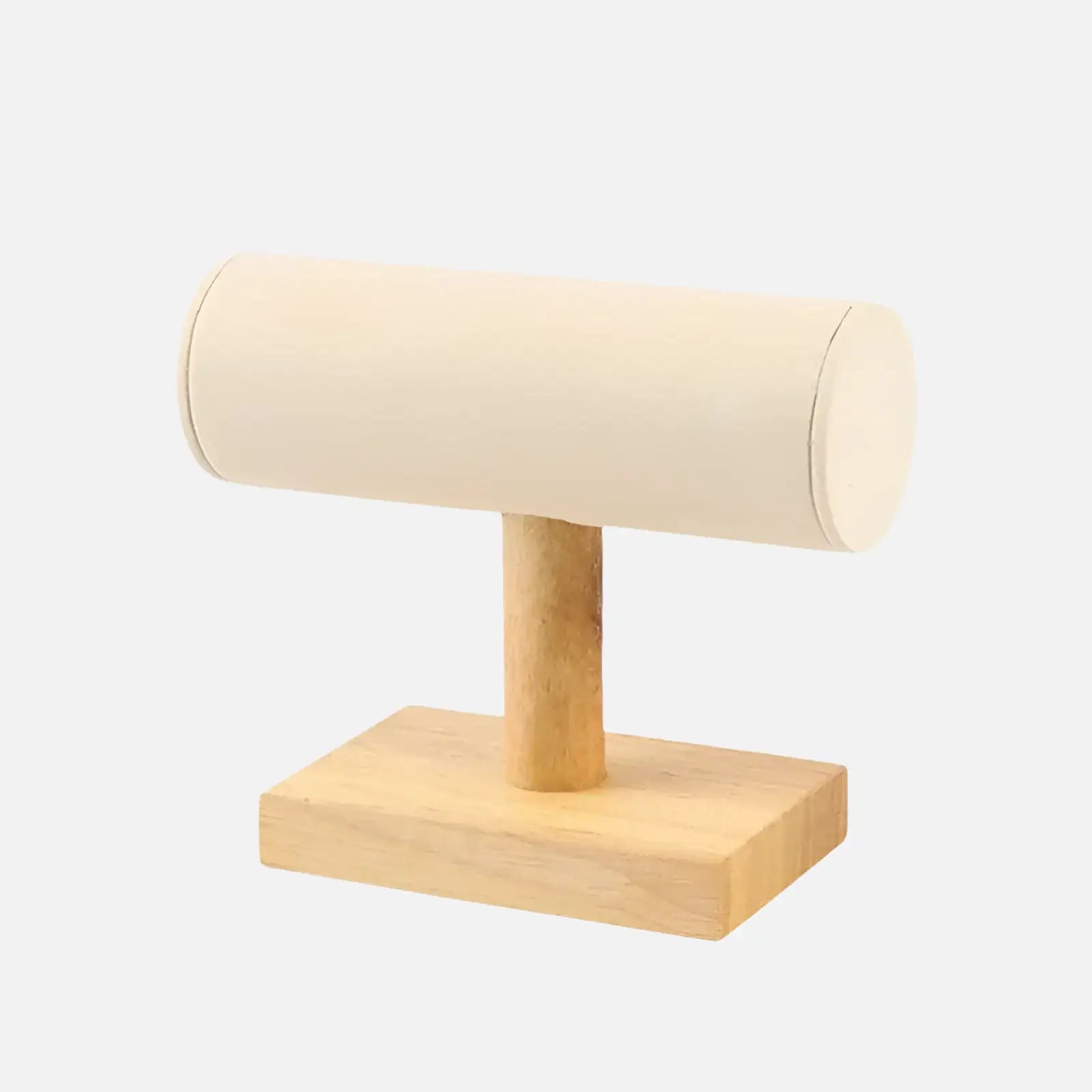 Porte Montre Bambou Bois Crème Mini Support