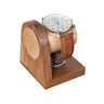 Porte Montre Bois Massif Homme Gravure