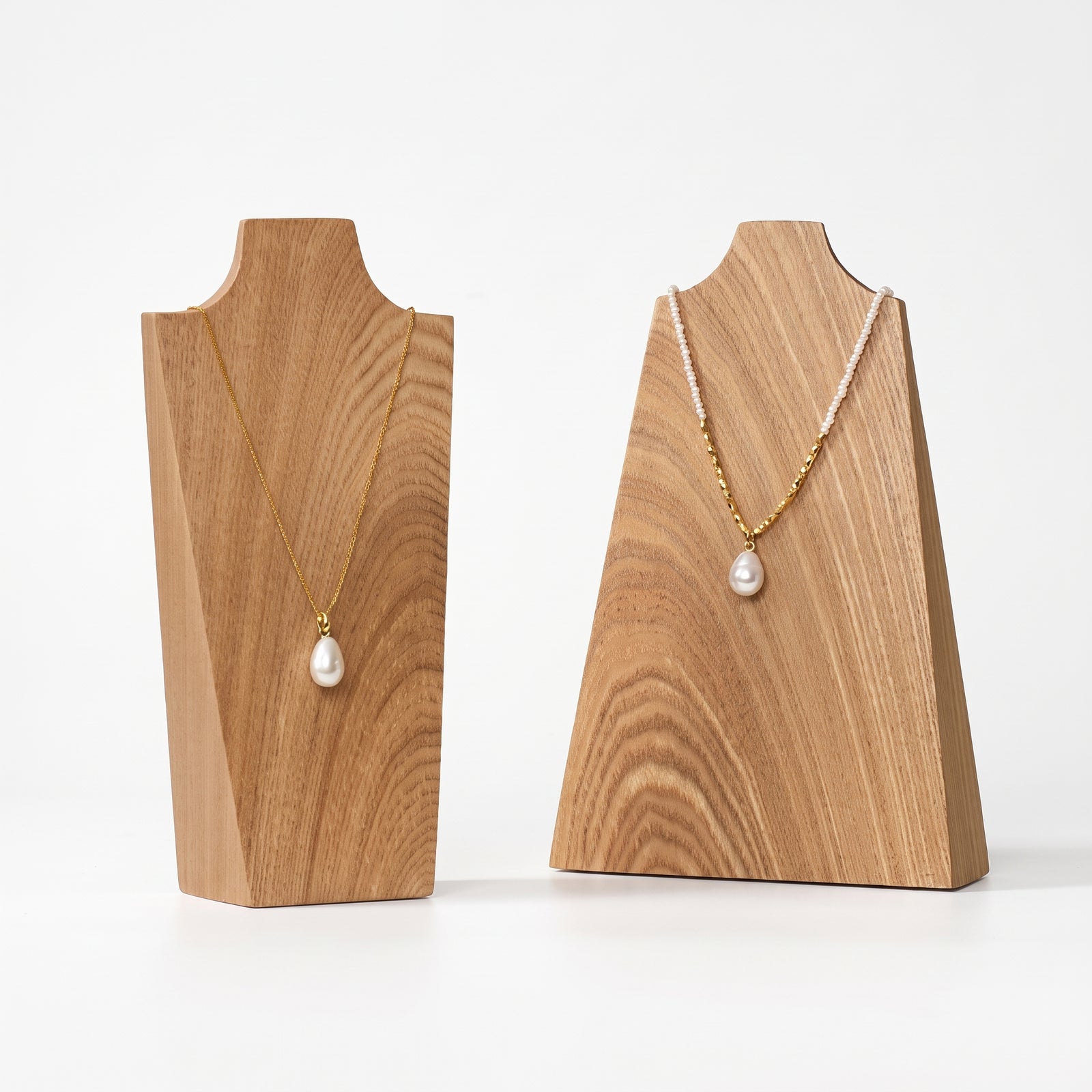 Présentoir Collier Buste Bois