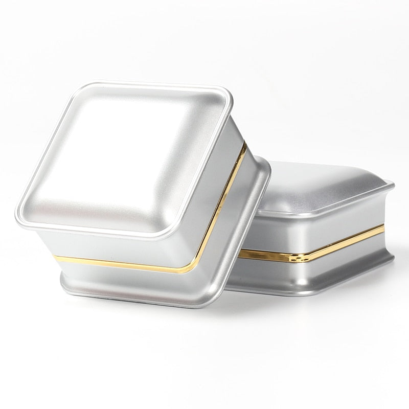 Écrin Bague Cuir LED Velours Luxe