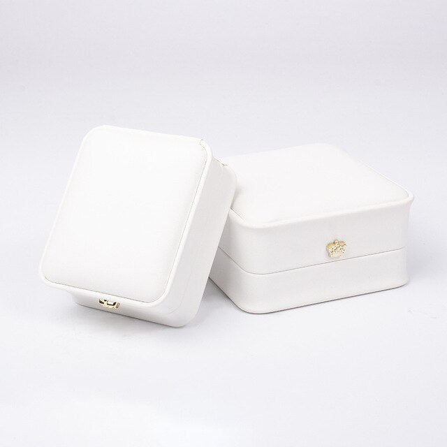 Écrin Bijoux Cuir Velours Coffret Cadeau