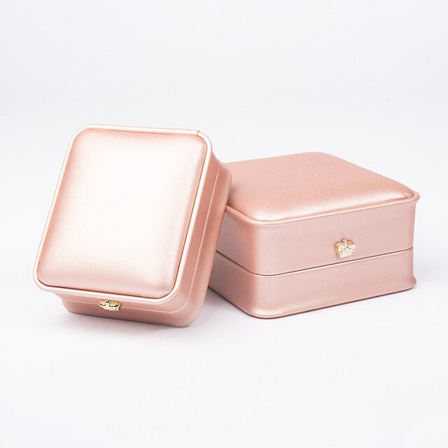 Écrin Bijoux Cuir Velours Coffret Cadeau