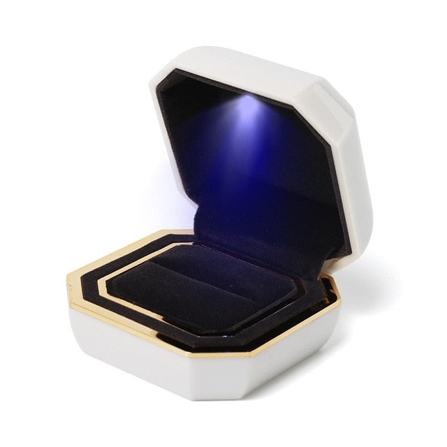 Écrin Bijoux LED Acrylique Coloré Coffret