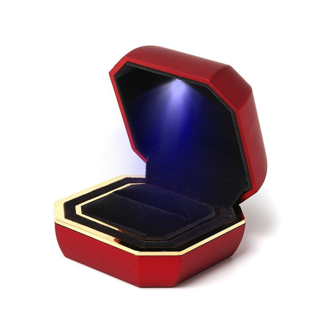 Écrin Bijoux LED Acrylique Coloré Coffret