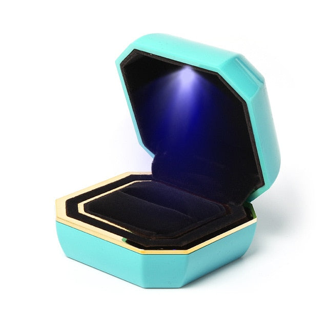 Écrin Bijoux LED Acrylique Coloré Coffret
