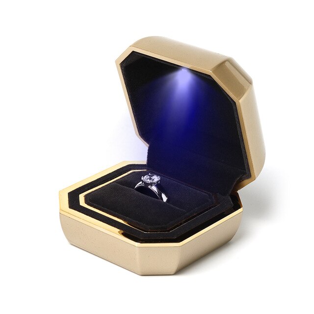 Écrin Bijoux LED Acrylique Coloré Coffret