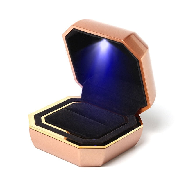 Écrin Bijoux LED Acrylique Coloré Coffret
