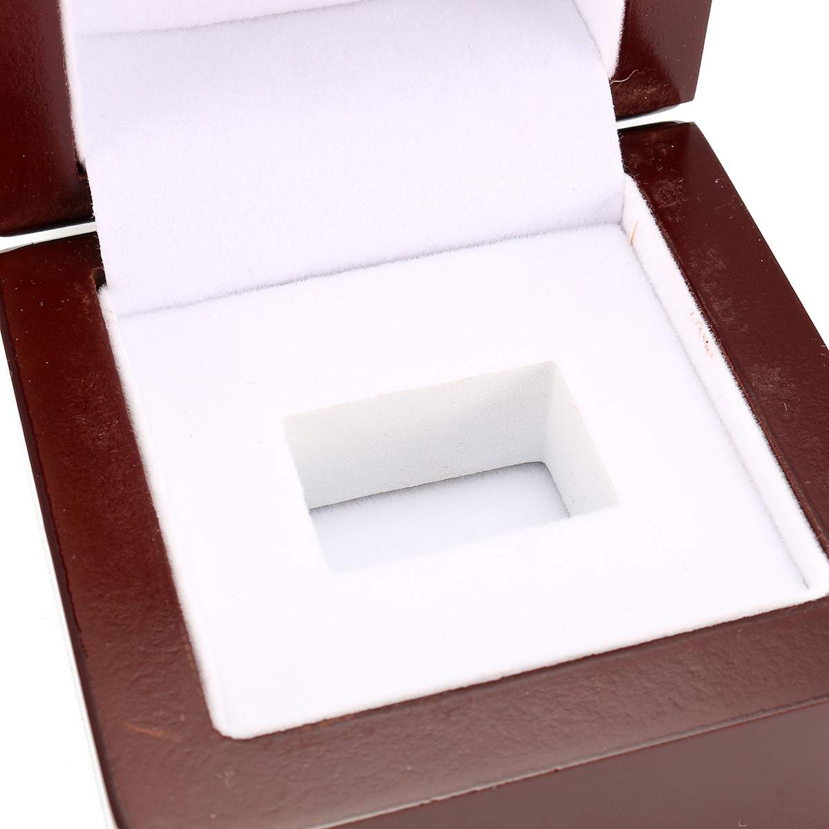 Boîte Bague Homme Bois Velours Voyage Cadeau
