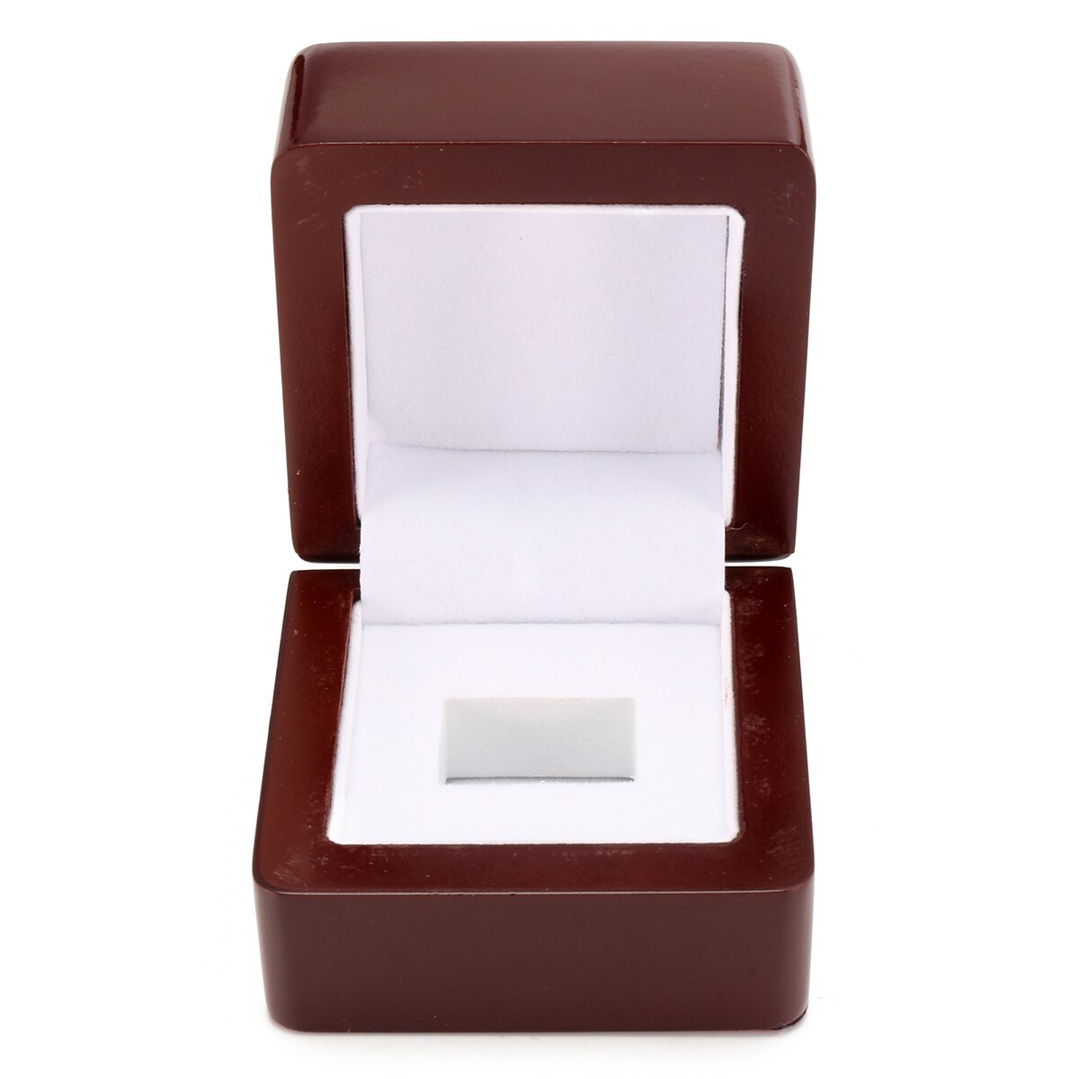 Boîte Bague Homme Bois Velours Voyage Cadeau