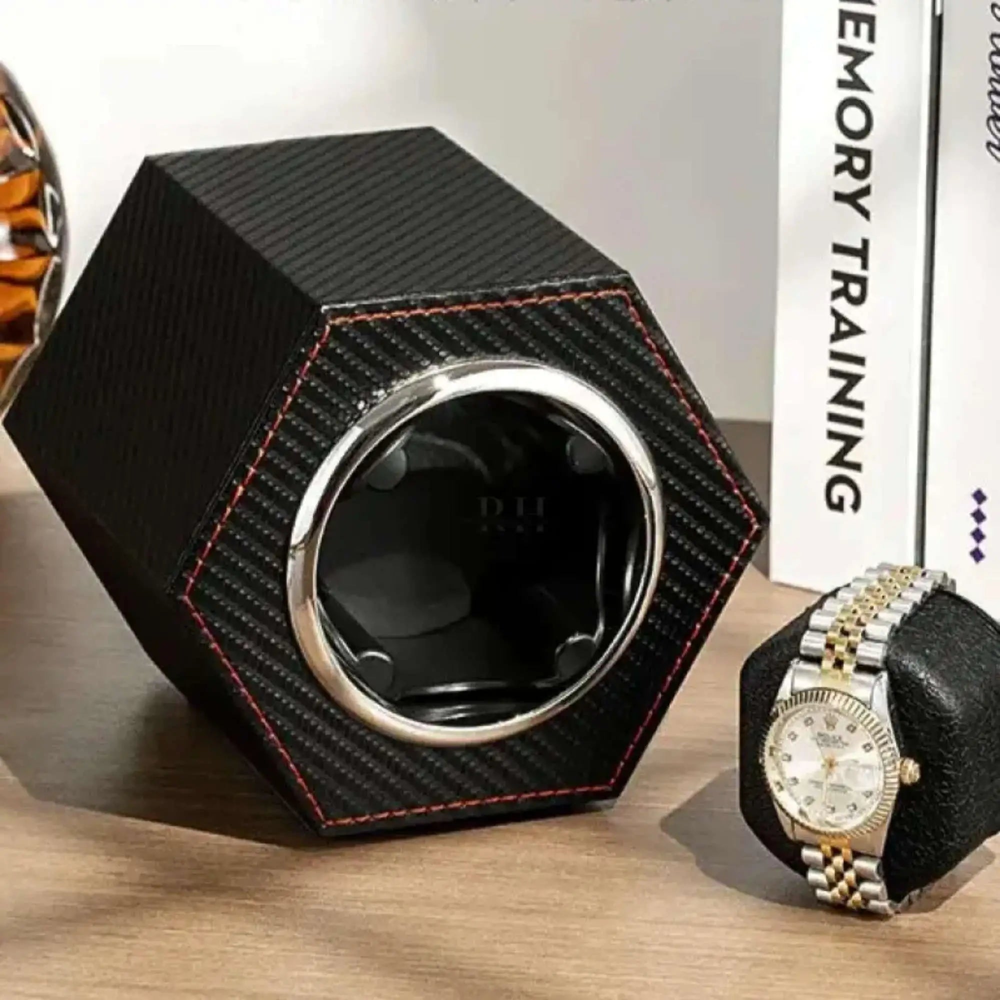 Remontoir Montre Cuir Hexa Silencieux