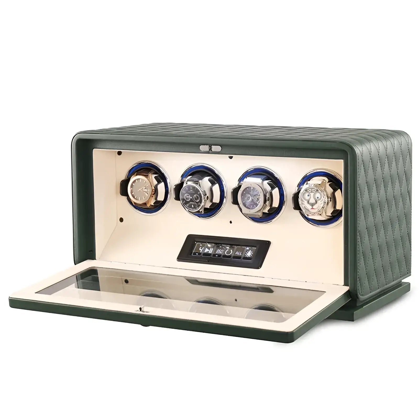 Remontoir Montre Cuir Daytona 2 à 12 Slots
