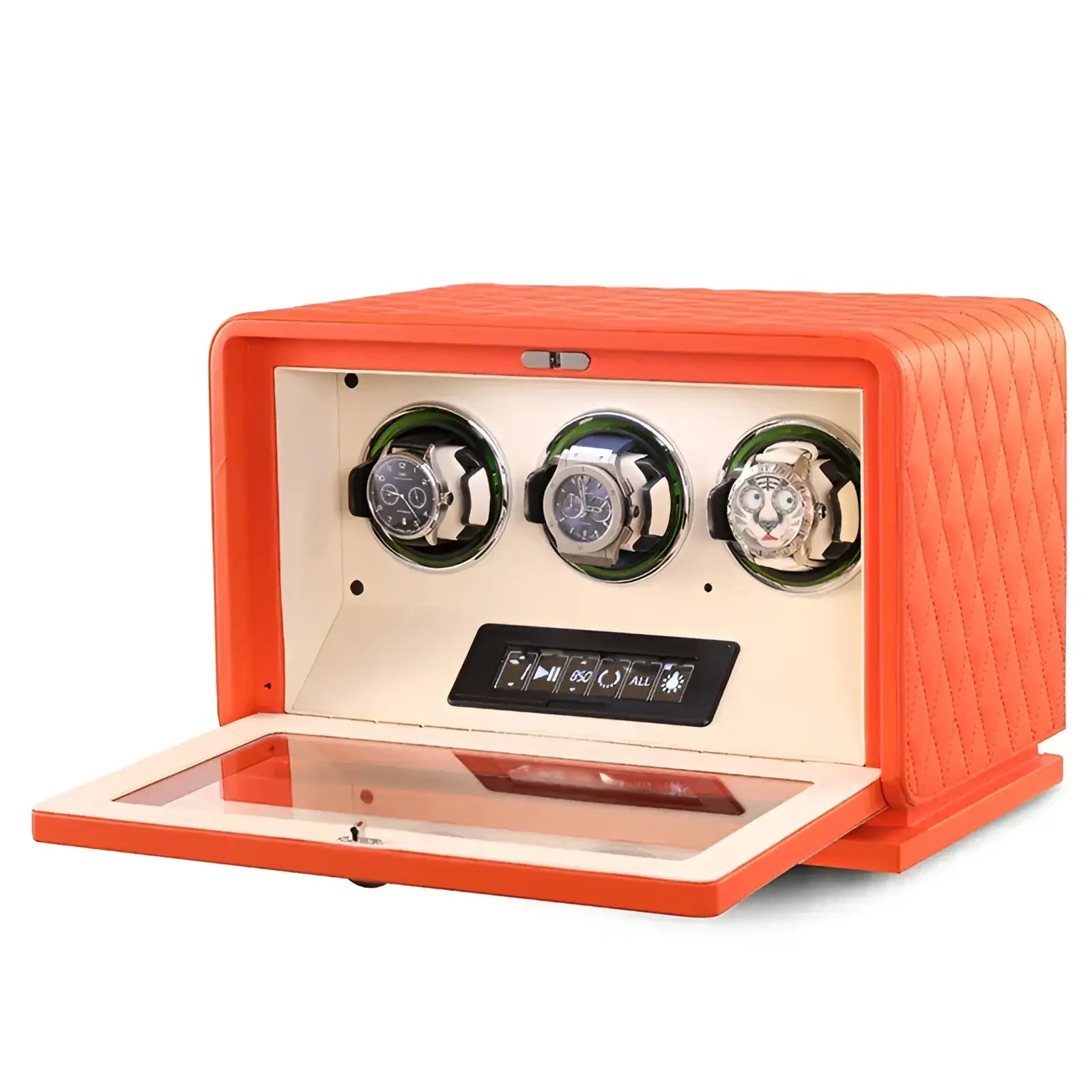 Remontoir Montre Cuir Daytona 2 à 12 Slots