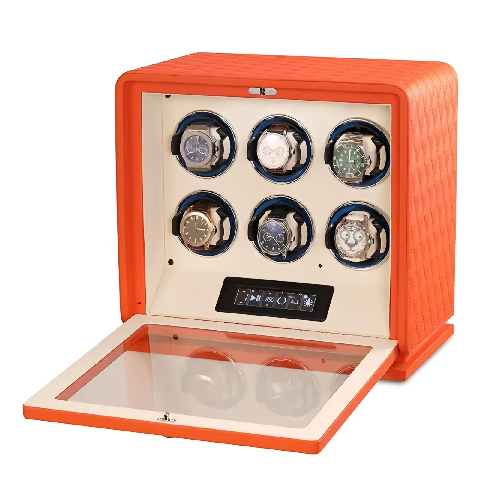 Remontoir Montre Cuir Daytona 2 à 12 Slots