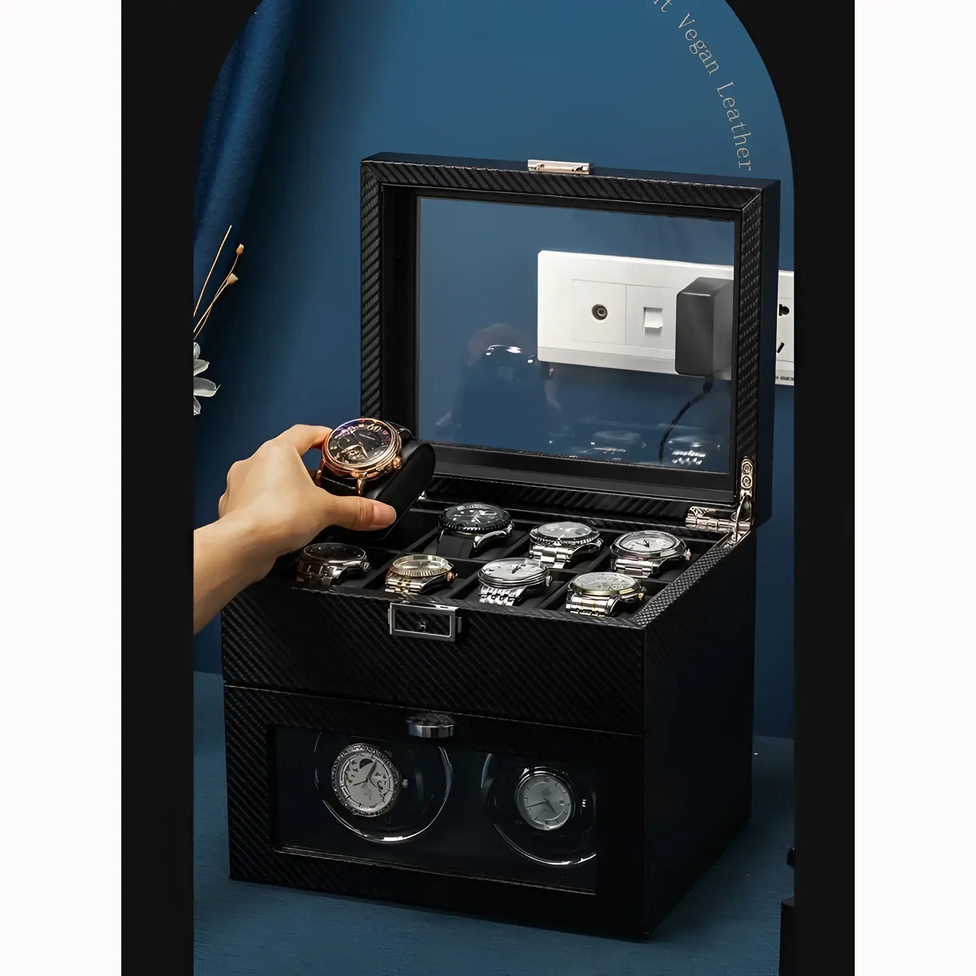 Remontoir Montre Carbone Orion Duo 2 Slots