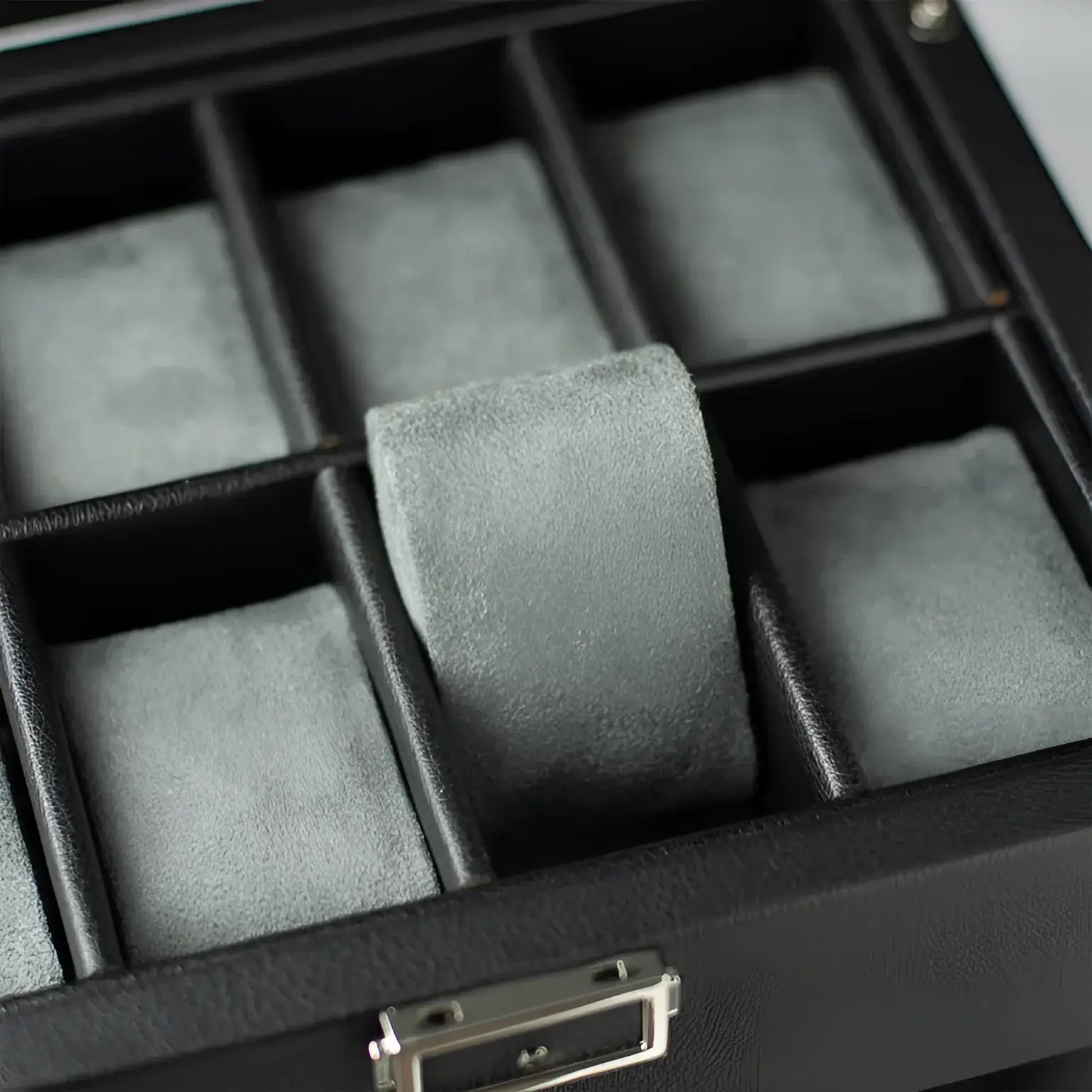Remontoir Montre Cuir Orion Duo Noir 2 Slots