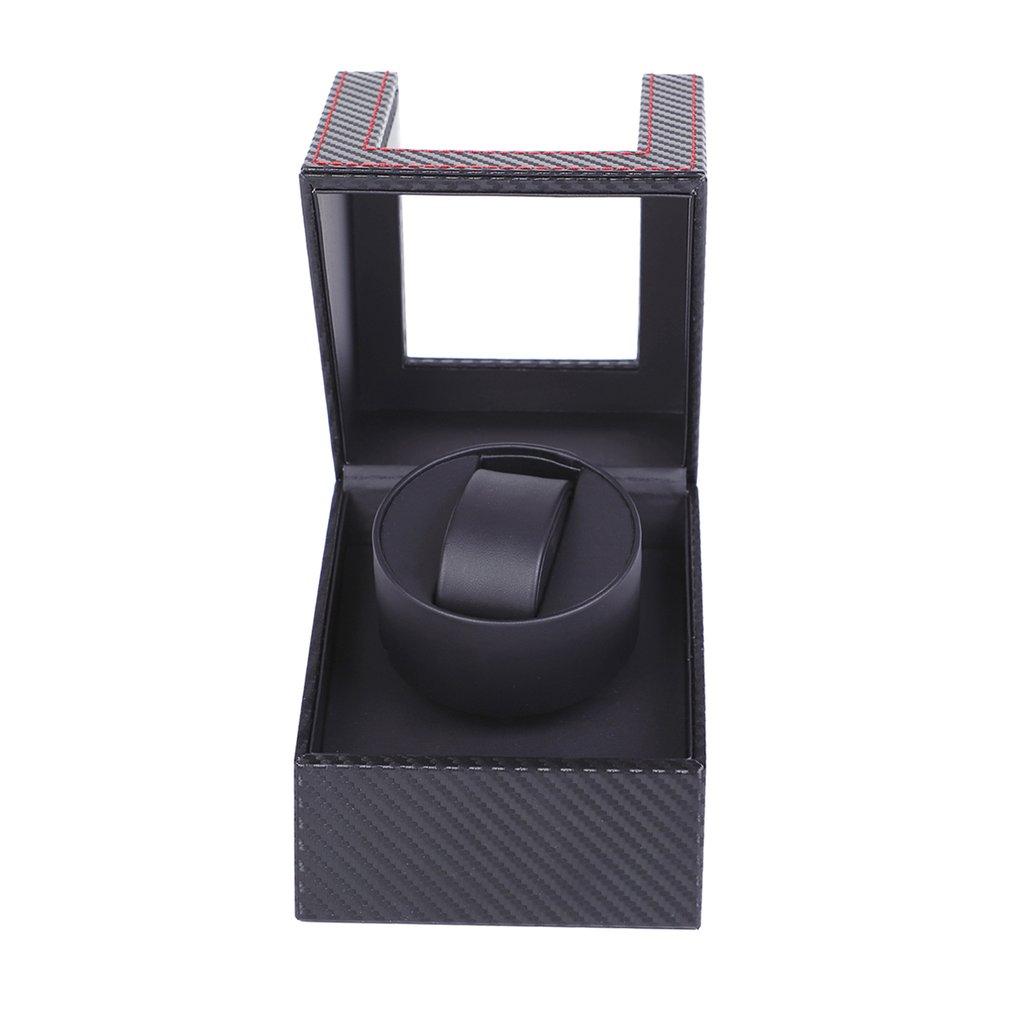 Remontoir Montre Automatique Fibre Carbone 1 Slot Noir
