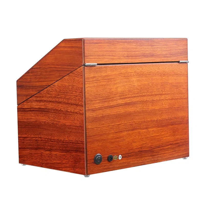 Coffre Fort Montre Bois Merisier 13 Places