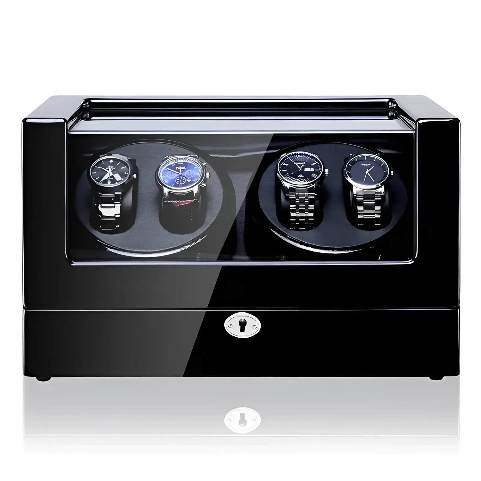 Remontoir Montre Bois Luxe Gardien 4 Slots