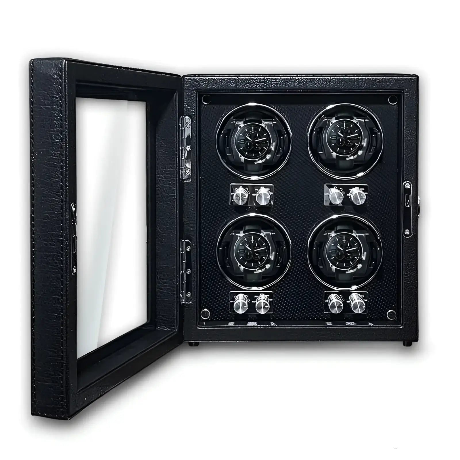 Remontoir Montre Bois Cuir 4 Places Quatre Temps