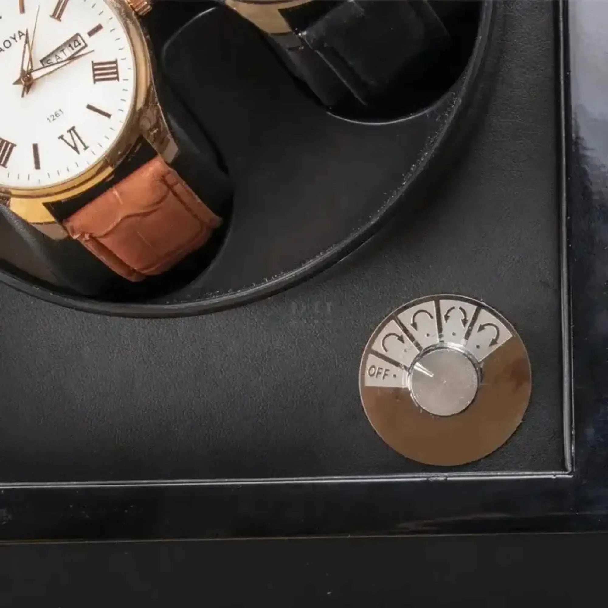 Remontoir Montre Bois Élégance Duo Piano