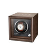 Remontoir Montre Bois Chêne Cuir Anthracite Uno