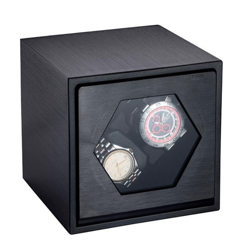 Remontoir Montre Cube Bois 2 Slots