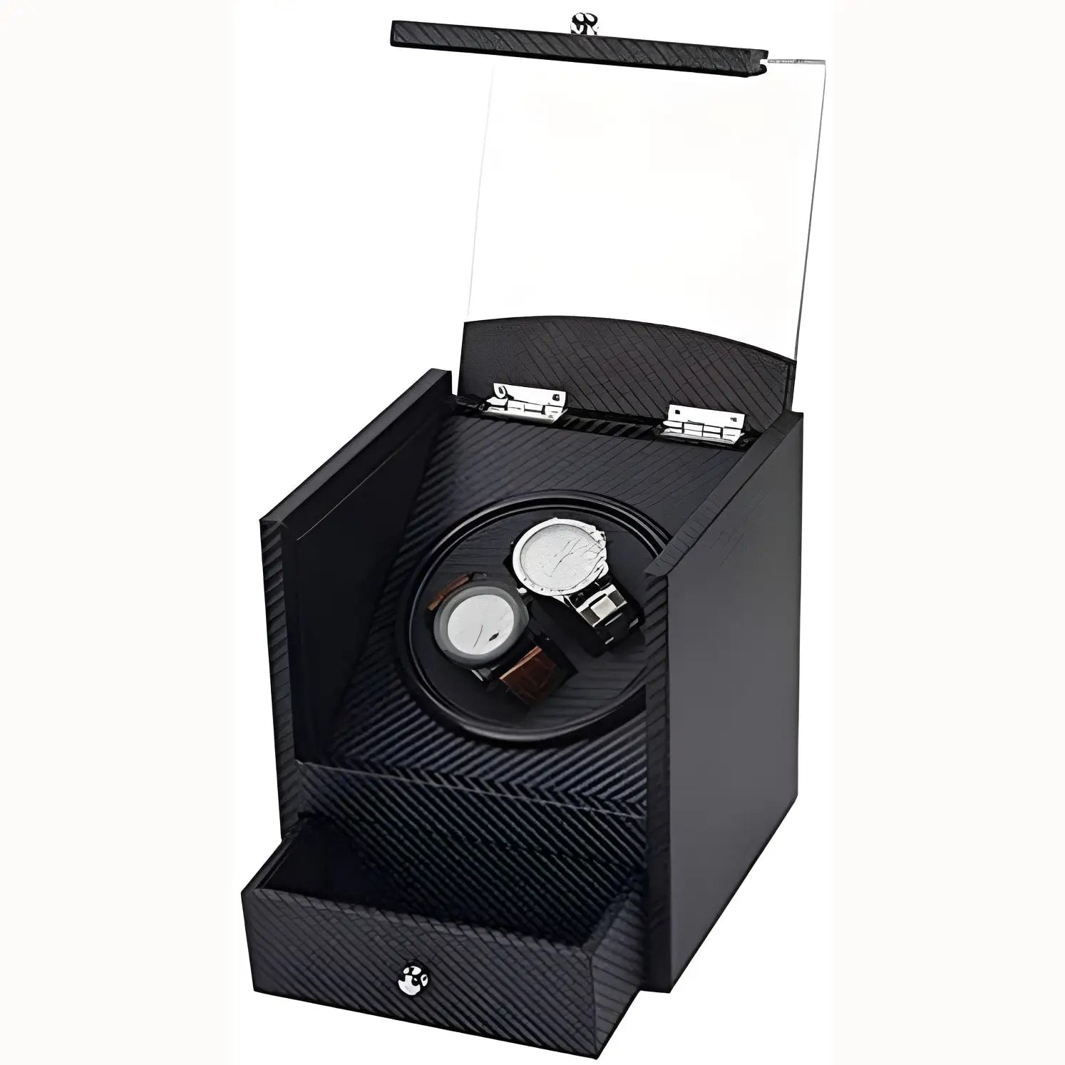 Remontoir Montre Cuir Coffret Gentleman Duo