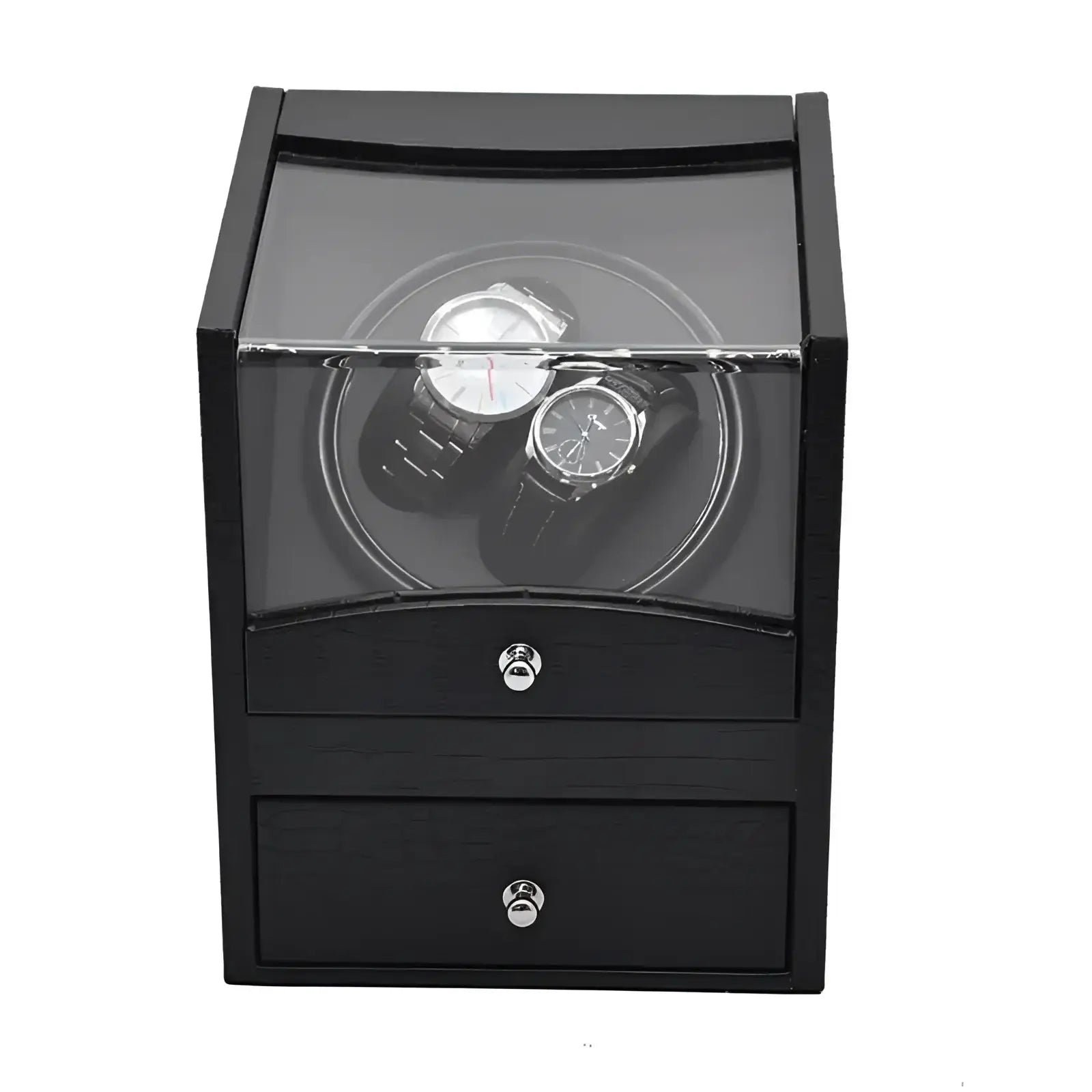 Remontoir Montre Cuir Coffret Gentleman Duo