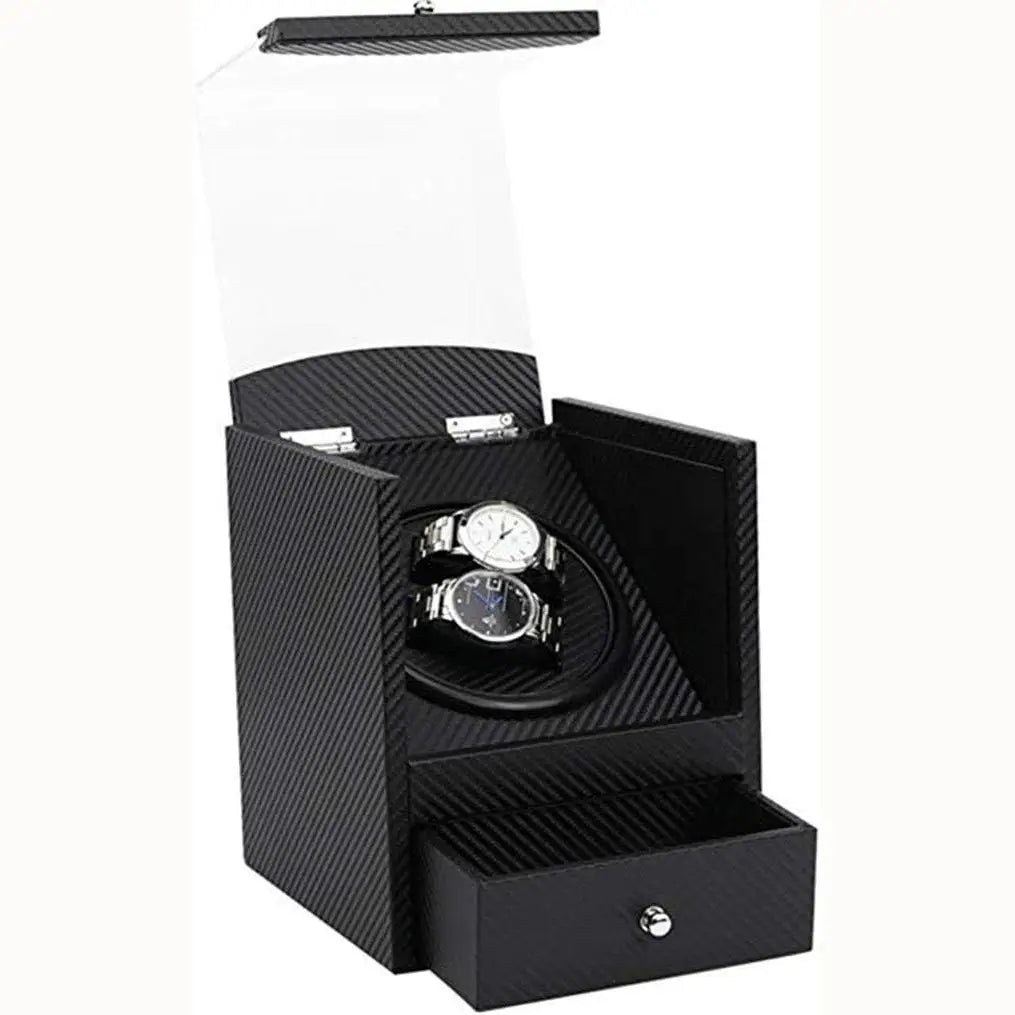 Remontoir Montre Cuir Coffret Gentleman Duo