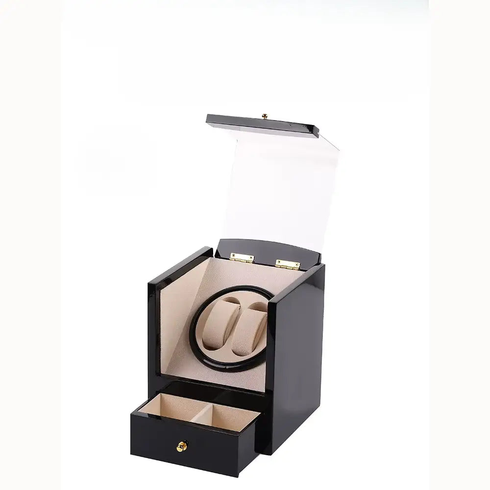 Remontoir Montre Cuir Coffret Gentleman Duo