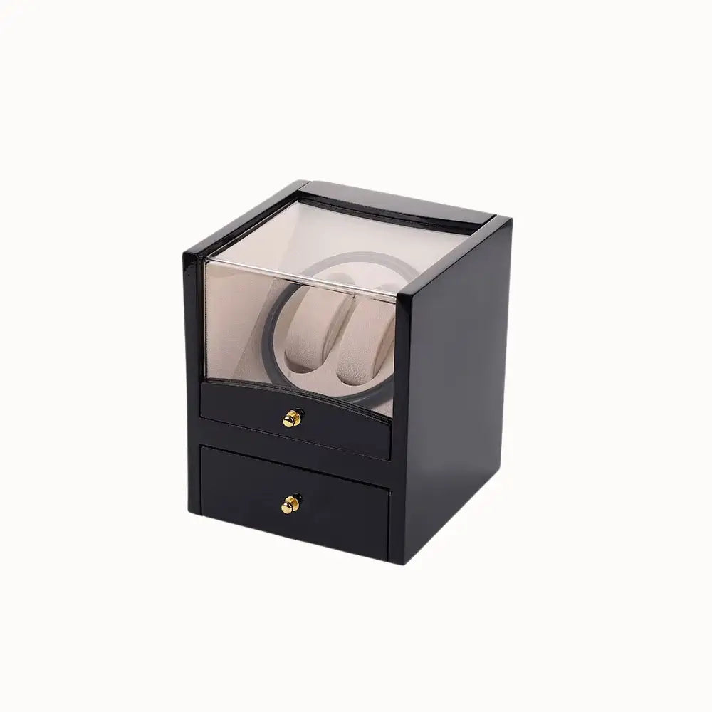Remontoir Montre Cuir Coffret Gentleman Duo