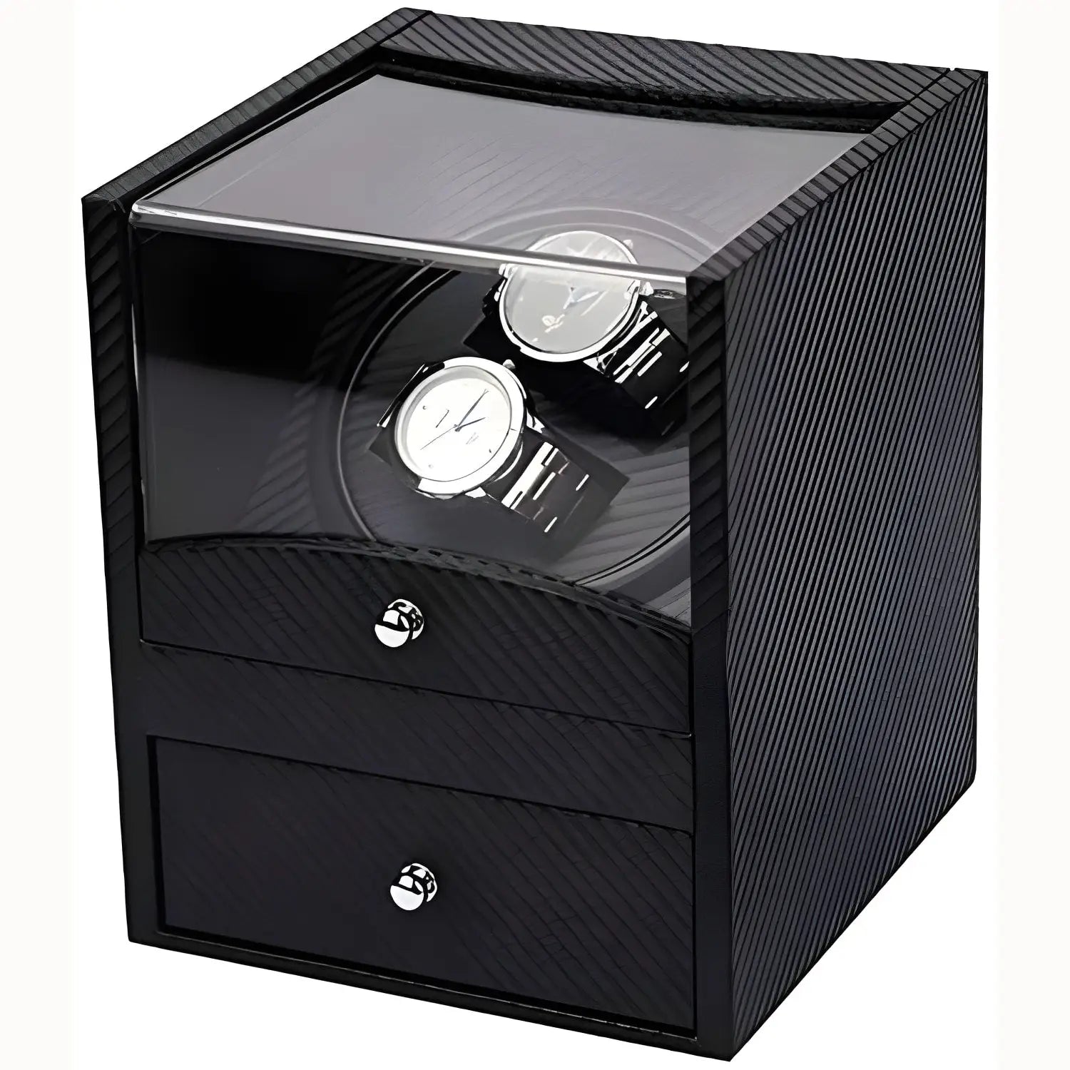 Remontoir Montre Cuir Coffret Gentleman Duo