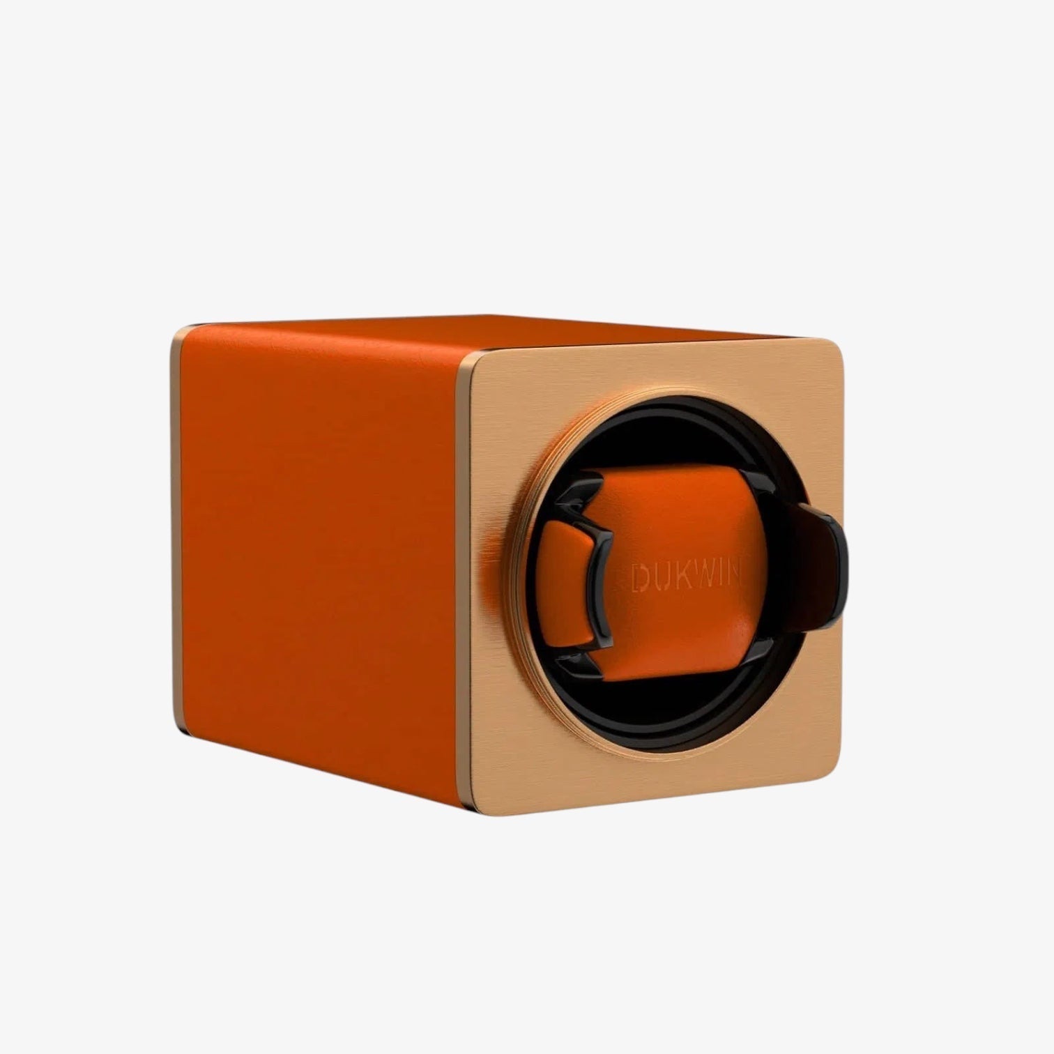 Remontoir Montre Cuir Automatique Noir Mat