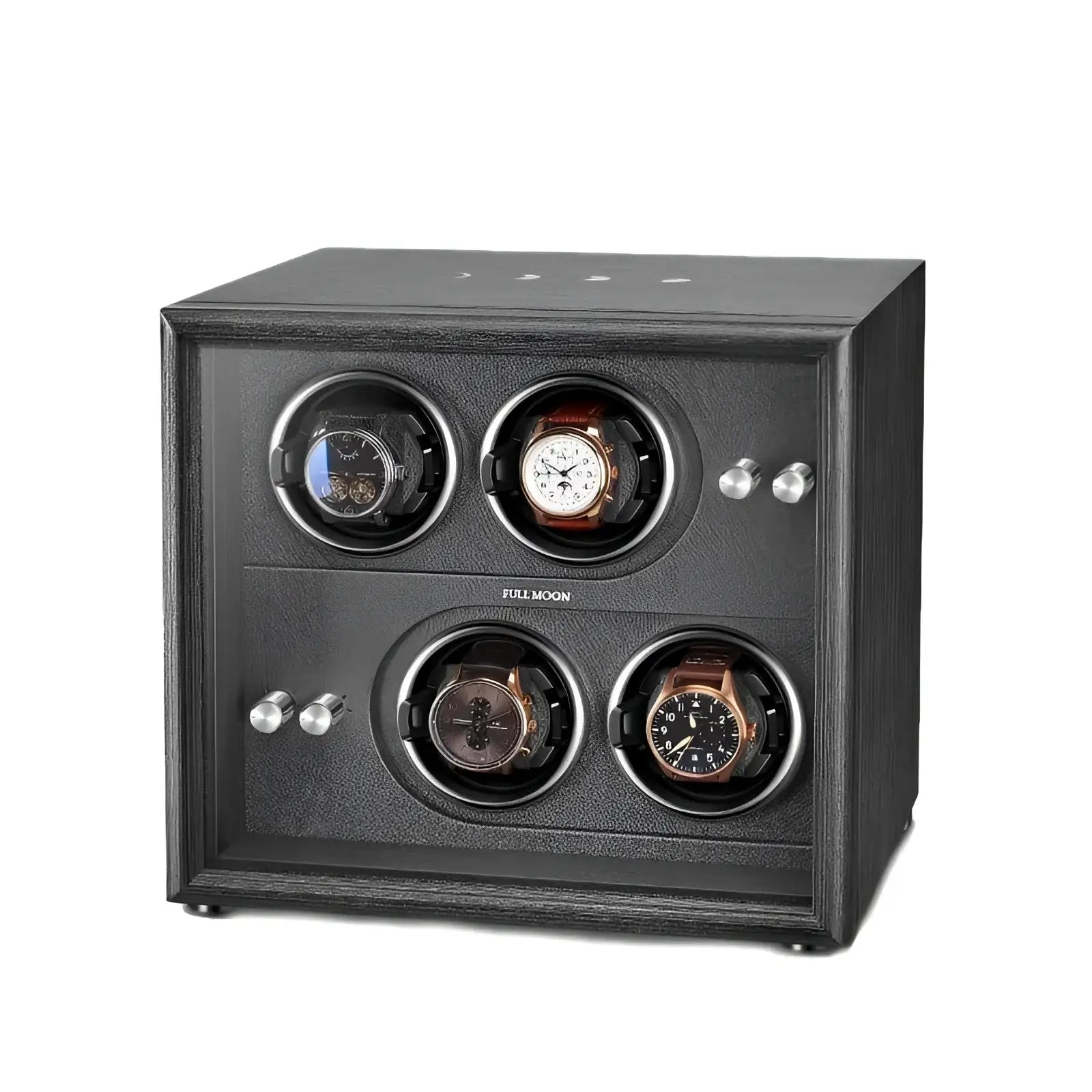Remontoir Montre Automatique Quadruple Bois Luxe