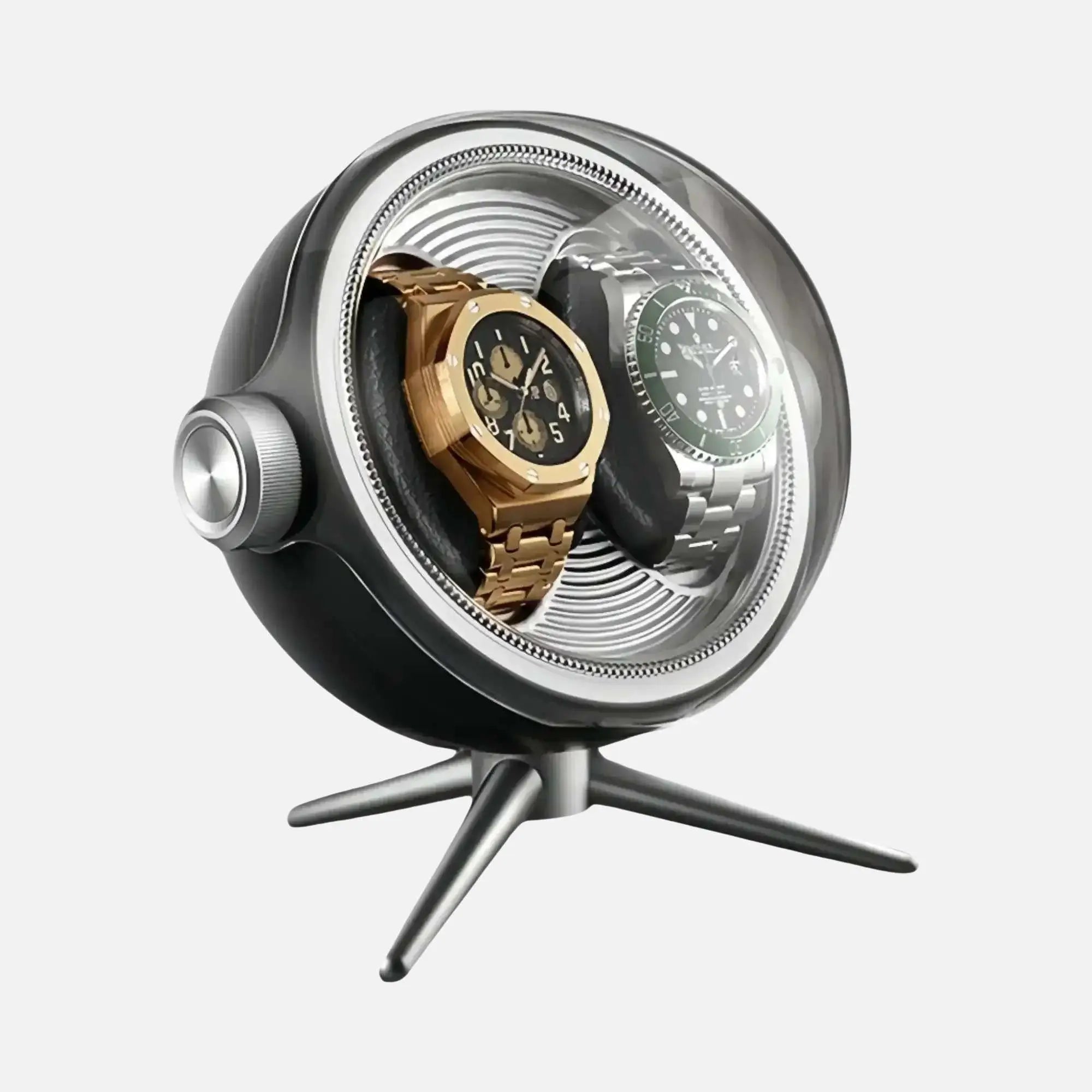 Remontoir Montre Acrylique Cosmos Duo Rotatif 2 Slots