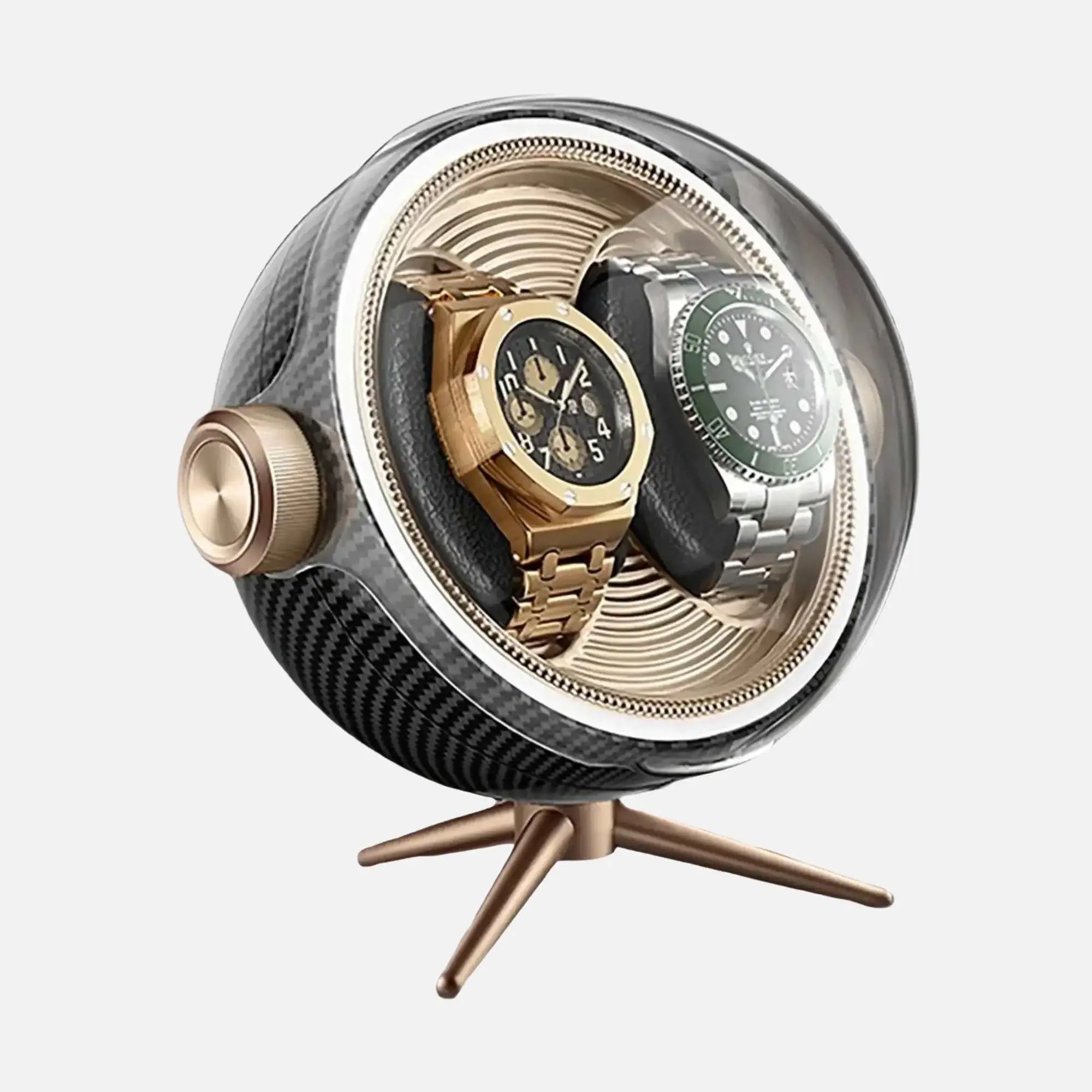 Remontoir Montre Acrylique Cosmos Duo Rotatif 2 Slots