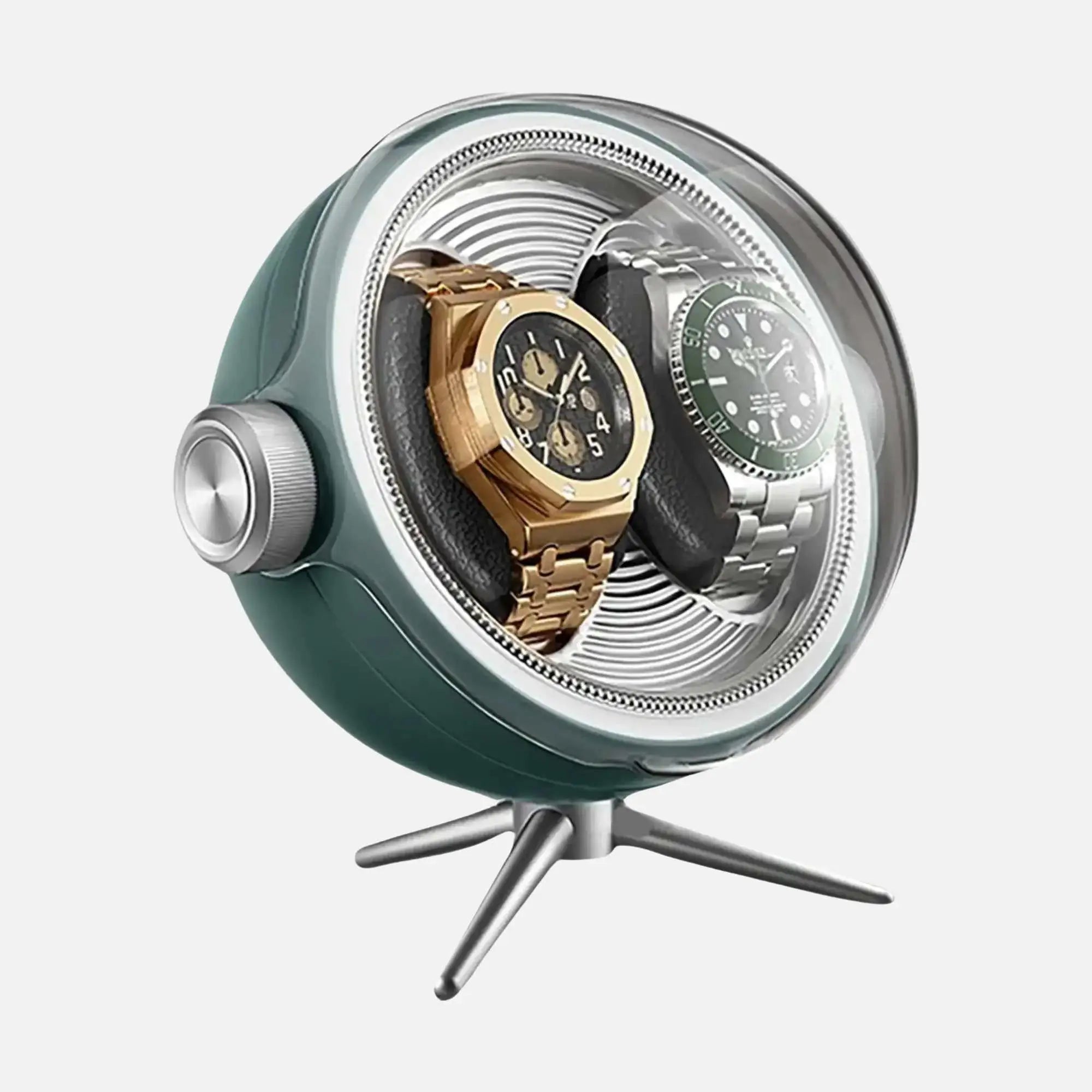 Remontoir Montre Acrylique Cosmos Duo Rotatif 2 Slots