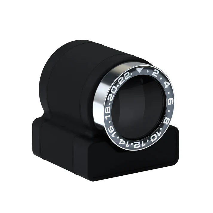 Remontoir Montre Cuir Soft Touch Noir 1 Place
