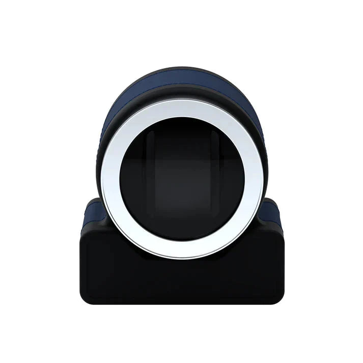Remontoir Montre Cuir Soft Touch Bleu 1 Place