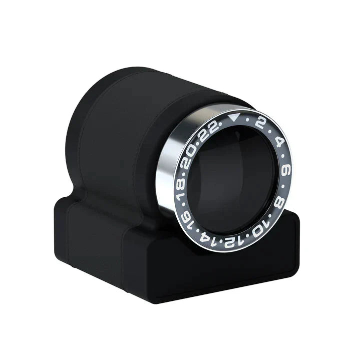 Remontoir Montre Cuir Soft Touch Gris 1 Place