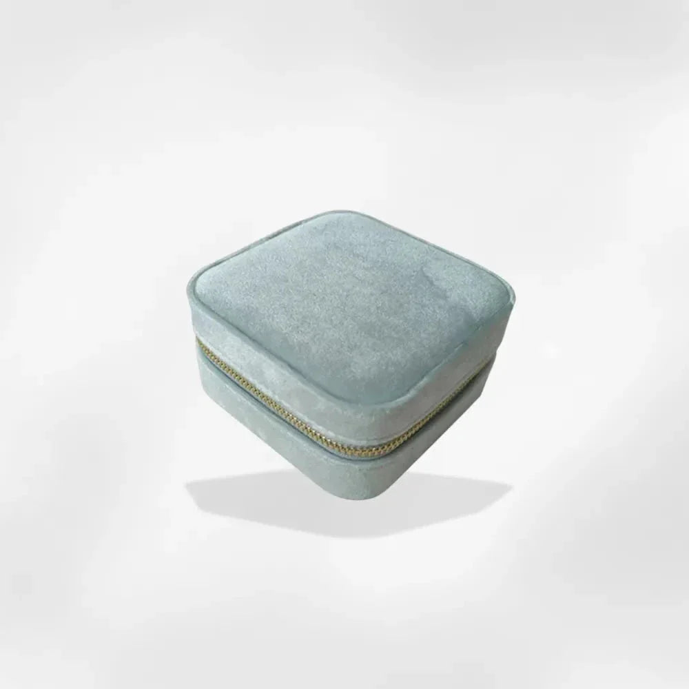 Écrin Bague Velours Voyage Compact 7 Couleurs