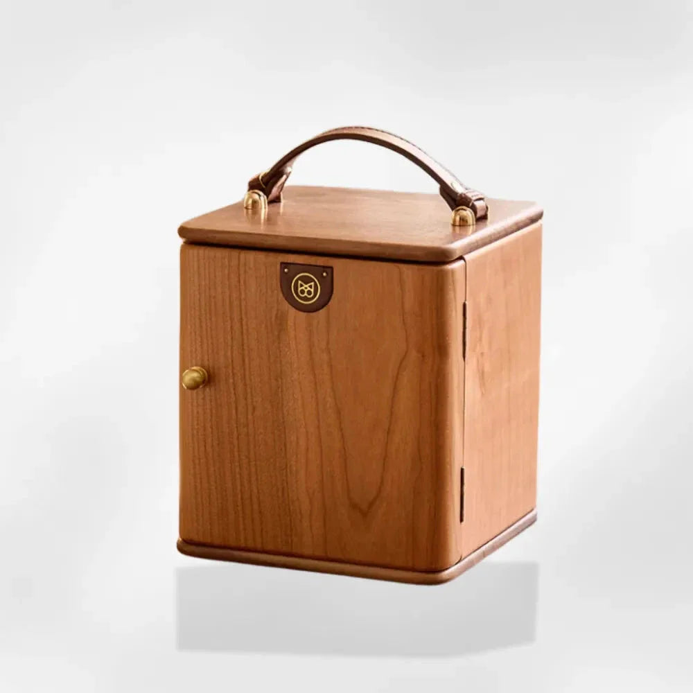 Boîte à Bijoux Bois Luxe 4 Tiroirs Premium