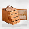 Boîte à Bijoux Bois Luxe 4 Tiroirs Premium