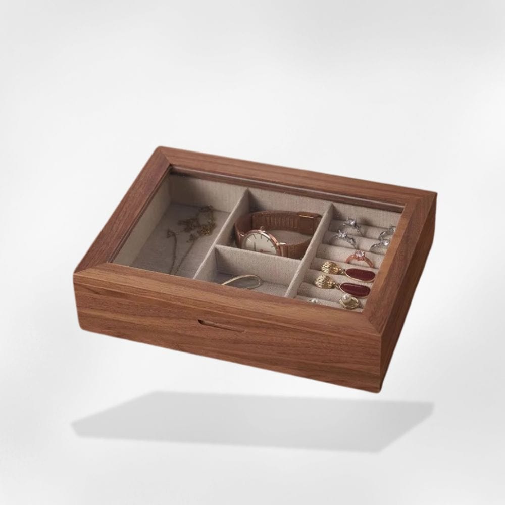 Boîte à Bijoux Montres Bois Hermétique