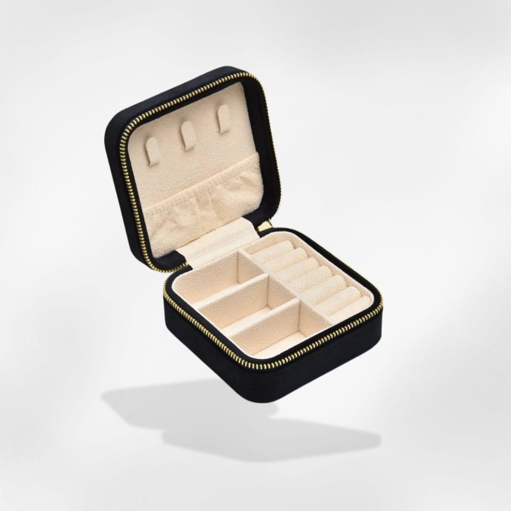 Boîte à Bijoux Carrée Velours Premium